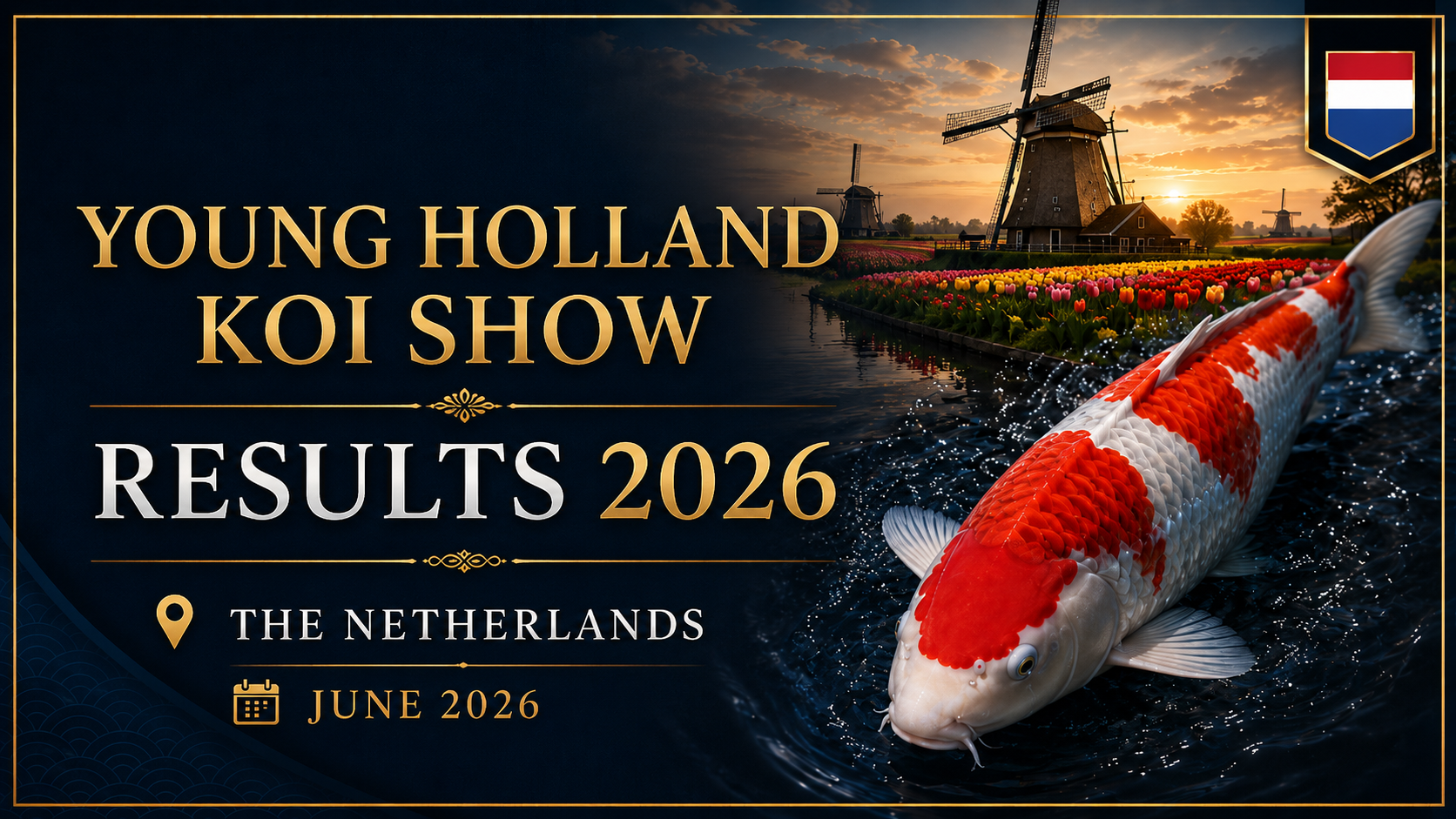 Young Holland Koi Show Results